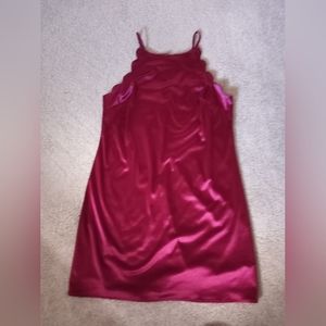 Women's satin party dress.